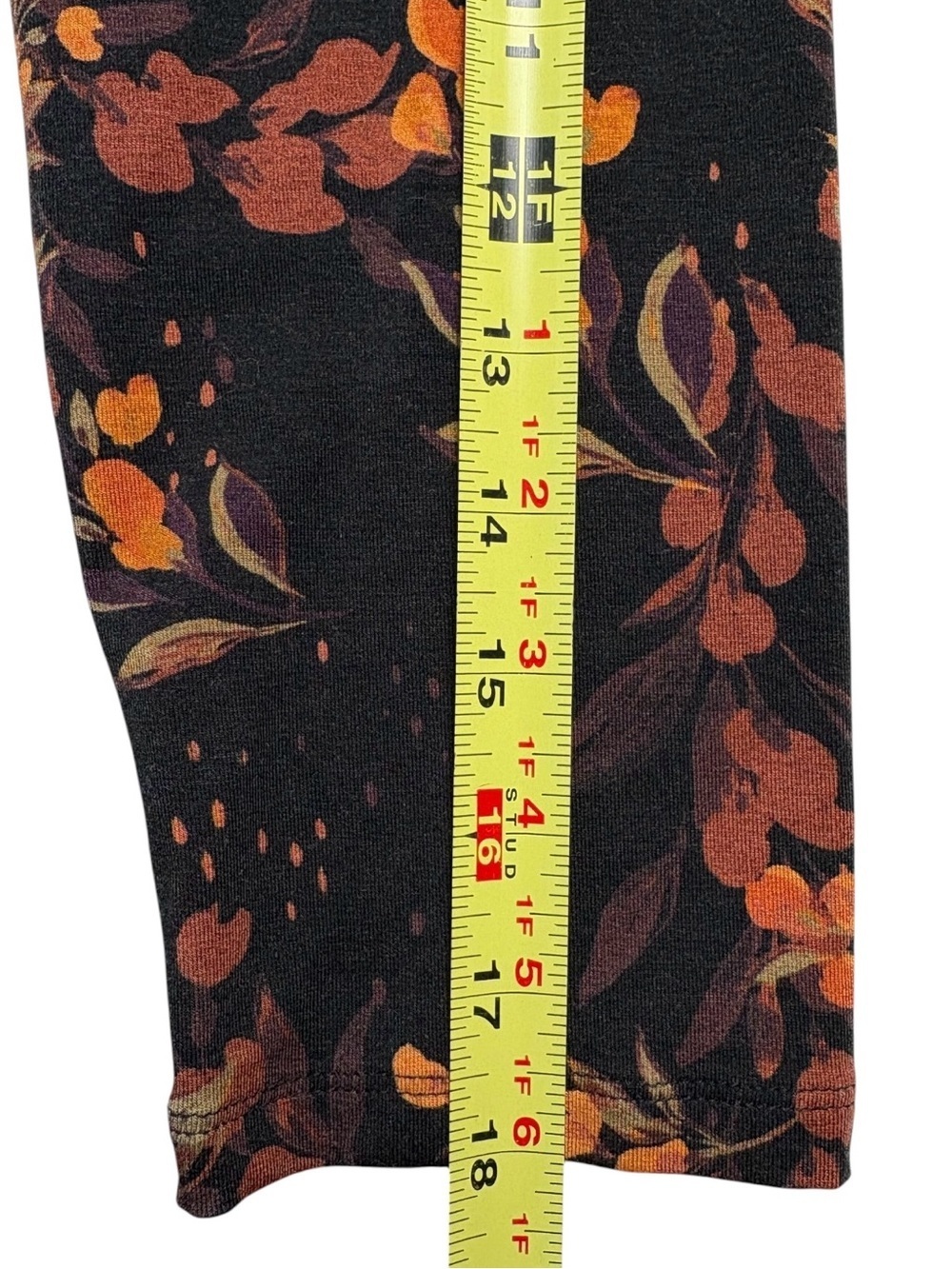 Garnet Hill Seamed Knit Trapeze Dress M Floral Knee Length Tencel Swing - Picture 7 of 9